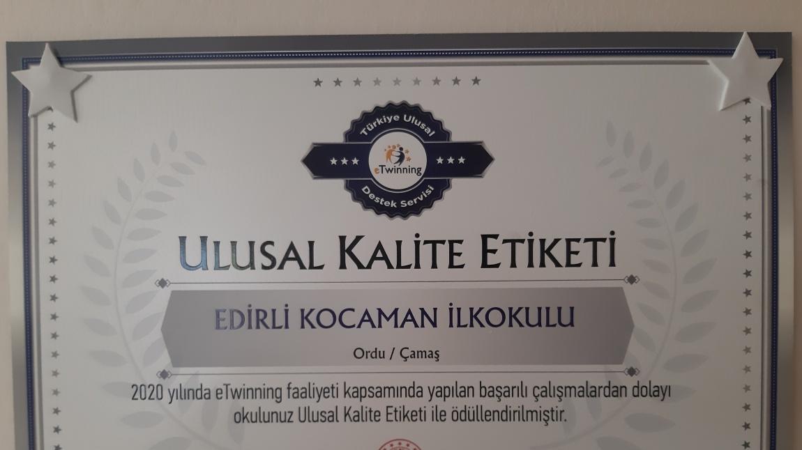 OKULUMUZ ''ULUSAL KALİTE ETİKETİ '' ALMIŞTIR.